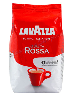 Кофе Lavazza в зернах Rossa 1 кг в.у.