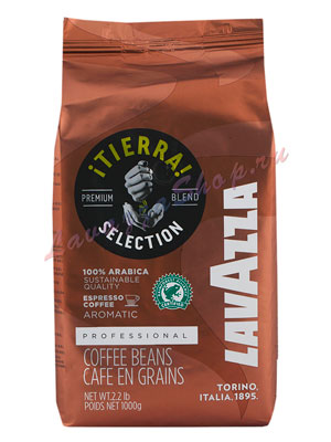 Кофе Lavazza в зернах Tierra Intenso 1 кг